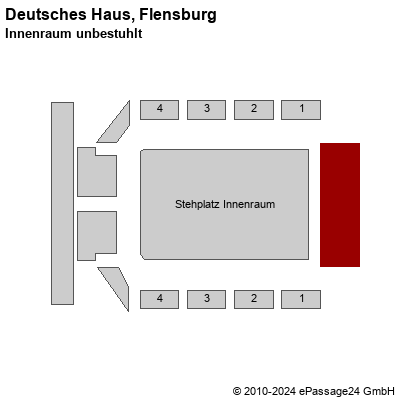 Deutsches Haus Flensburg Innenraum Bestuhlt Saalplan